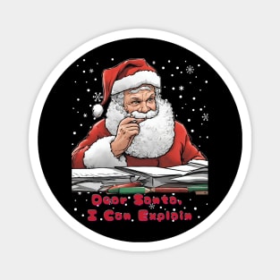 Santa's Got Your Back Magnet